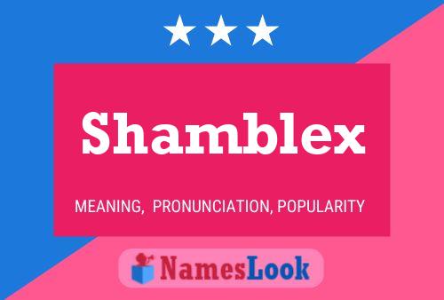 Shamblex Naam Poster