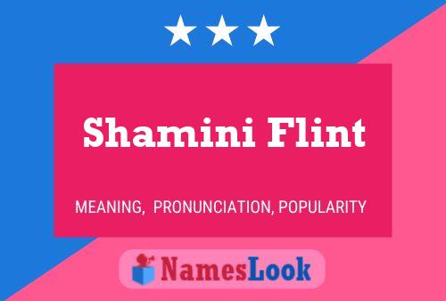 Shamini Flint Naam Poster