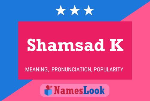 Shamsad K Naam Poster