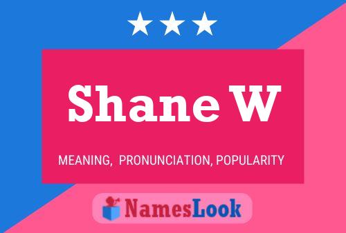 Shane W Naam Poster