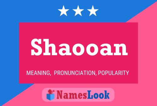 Shaooan Naam Poster