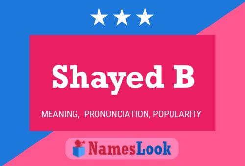 Shayed B Naam Poster