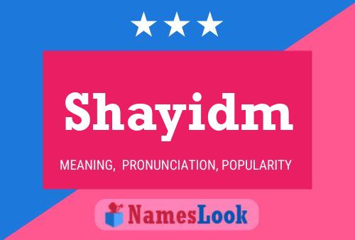 Shayidm Naam Poster