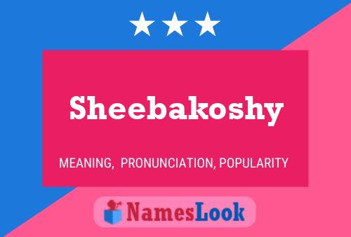 Sheebakoshy Naam Poster