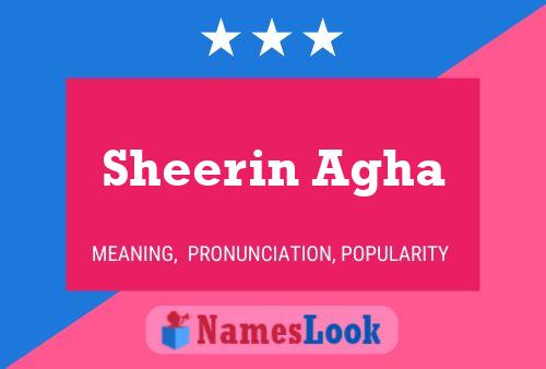 Sheerin Agha Naam Poster