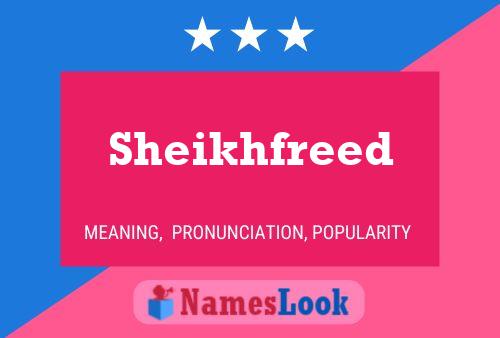 Sheikhfreed Naam Poster