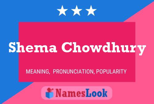 Shema Chowdhury Naam Poster