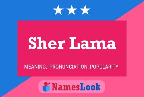 Sher Lama Naam Poster