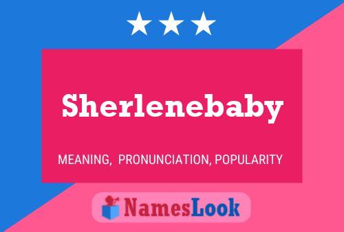 Sherlenebaby Naam Poster