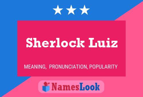 Sherlock Luiz Naam Poster