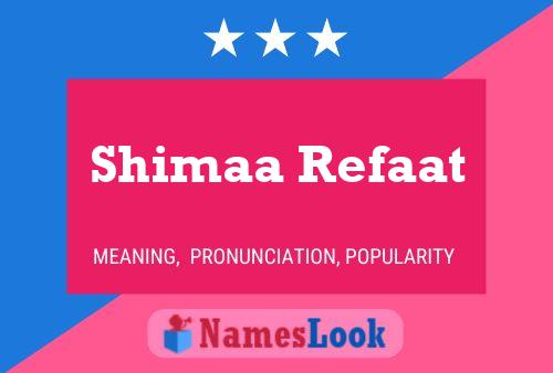 Shimaa Refaat Naam Poster