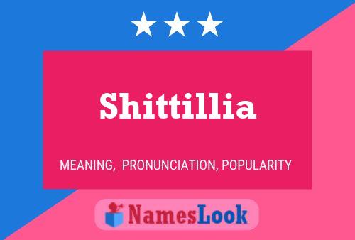 Shittillia Naam Poster