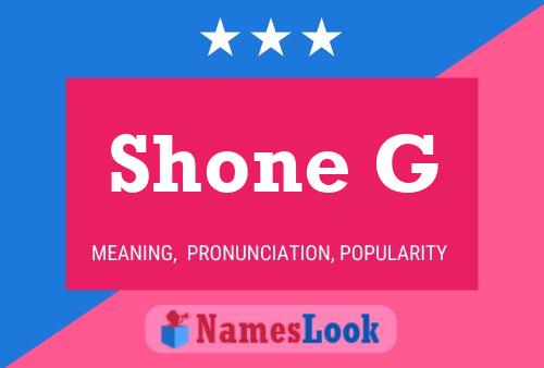 Shone G Naam Poster