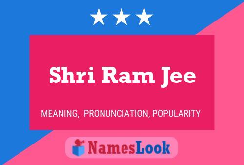 Shri Ram Jee Naam Poster