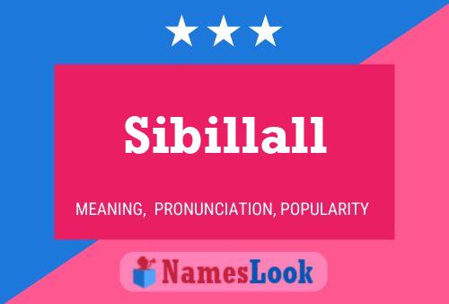 Sibillall Naam Poster