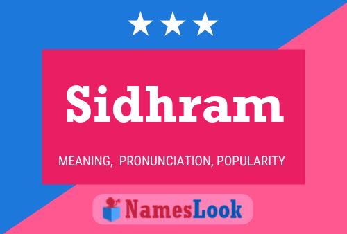 Sidhram Naam Poster