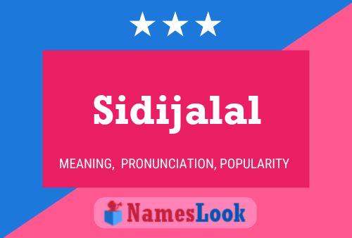 Sidijalal Naam Poster