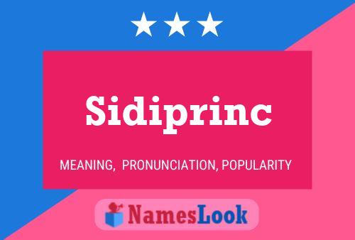 Sidiprinc Naam Poster