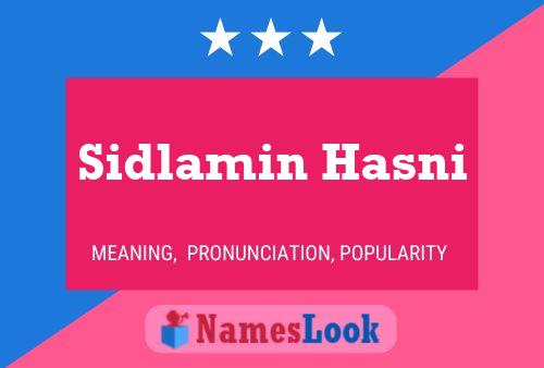 Sidlamin Hasni Naam Poster