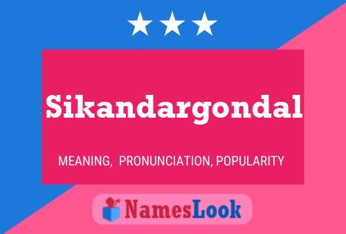 Sikandargondal Naam Poster