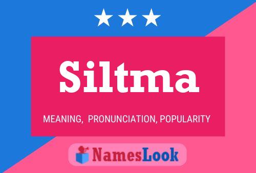 Siltma Naam Poster