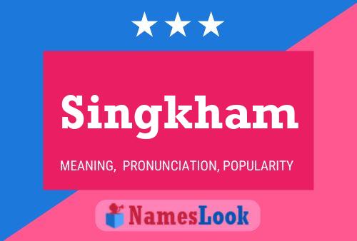 Singkham Naam Poster