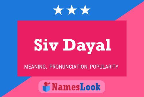 Siv Dayal Naam Poster