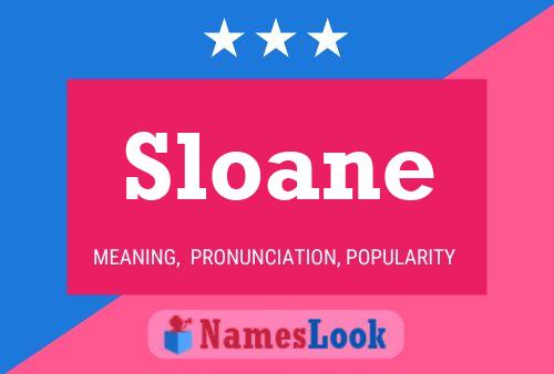 Sloane Naam Poster