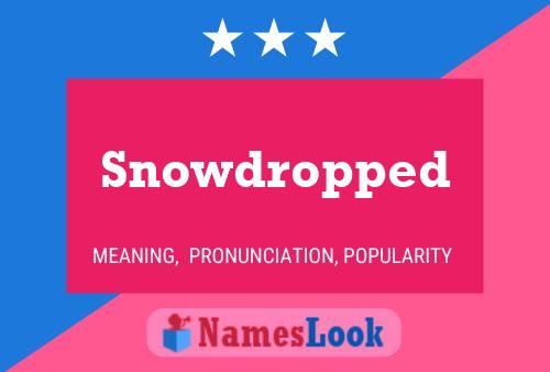 Snowdropped Naam Poster