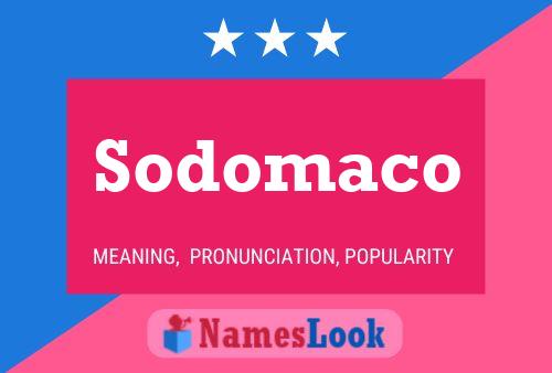 Sodomaco Naam Poster