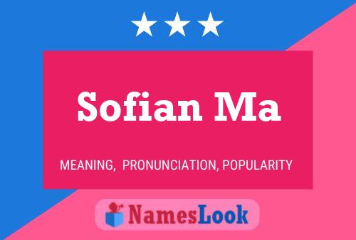 Sofian Ma Naam Poster