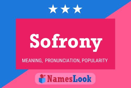 Sofrony Naam Poster