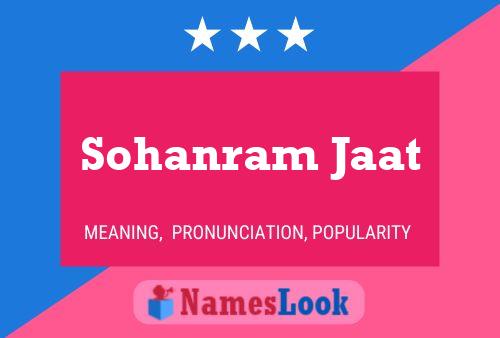 Sohanram Jaat Naam Poster