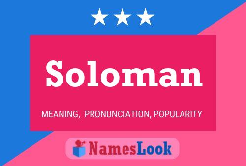 Soloman Naam Poster