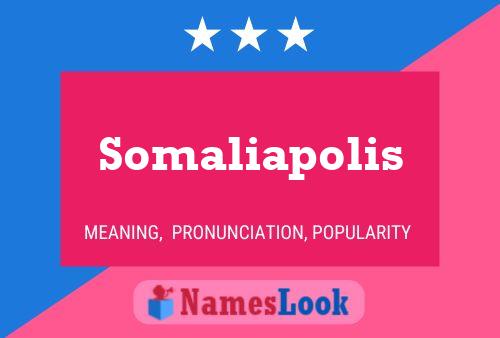 Somaliapolis Naam Poster