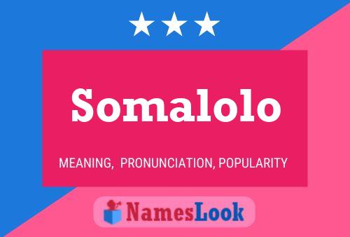 Somalolo Naam Poster