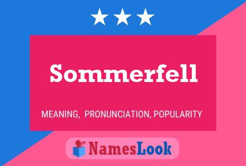 Sommerfell Naam Poster