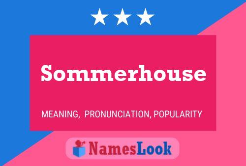 Sommerhouse Naam Poster