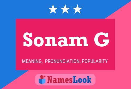 Sonam G Naam Poster