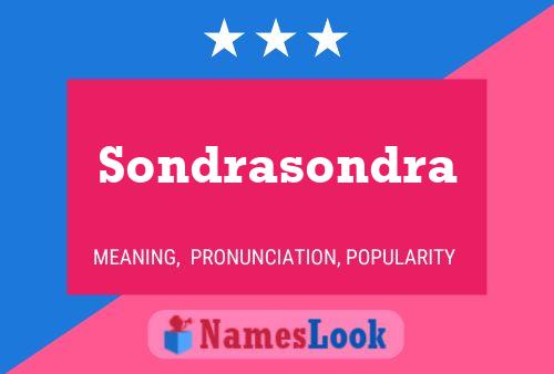 Sondrasondra Naam Poster