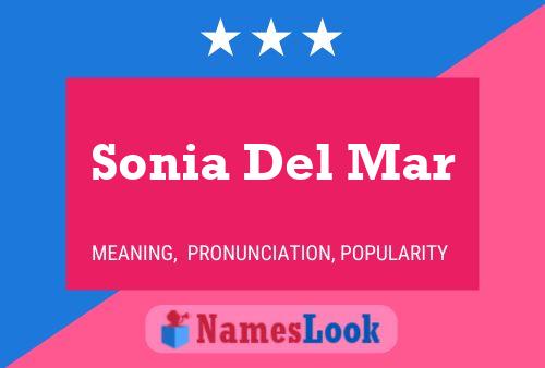 Sonia Del Mar Naam Poster