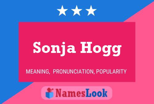 Sonja Hogg Naam Poster