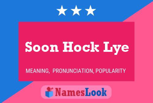 Soon Hock Lye Naam Poster