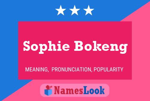 Sophie Bokeng Naam Poster