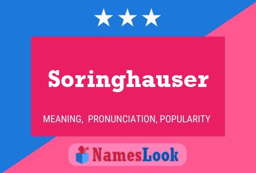 Soringhauser Naam Poster