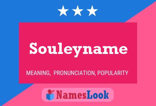 Souleyname Naam Poster