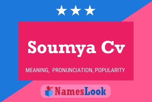 Soumya Cv Naam Poster