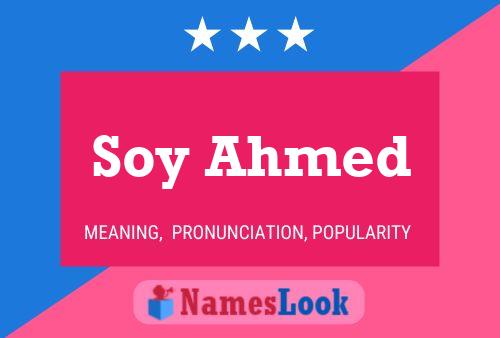 Soy Ahmed Naam Poster