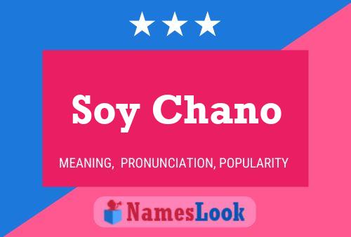 Soy Chano Naam Poster