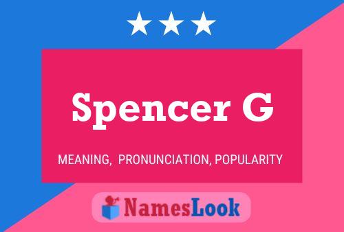 Spencer G Naam Poster